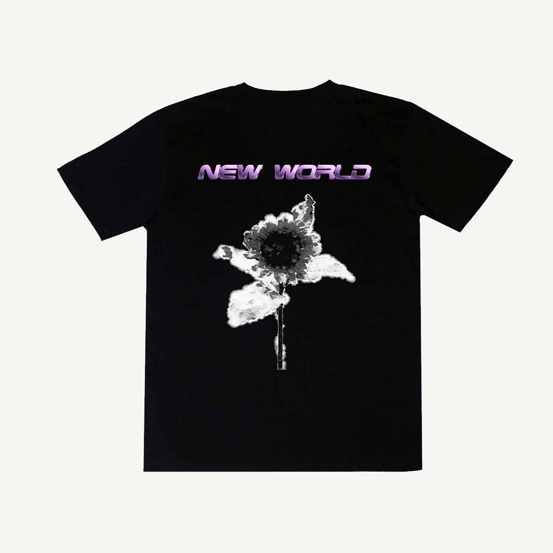 NEW WORLD SUNFLOWER TEE - Back