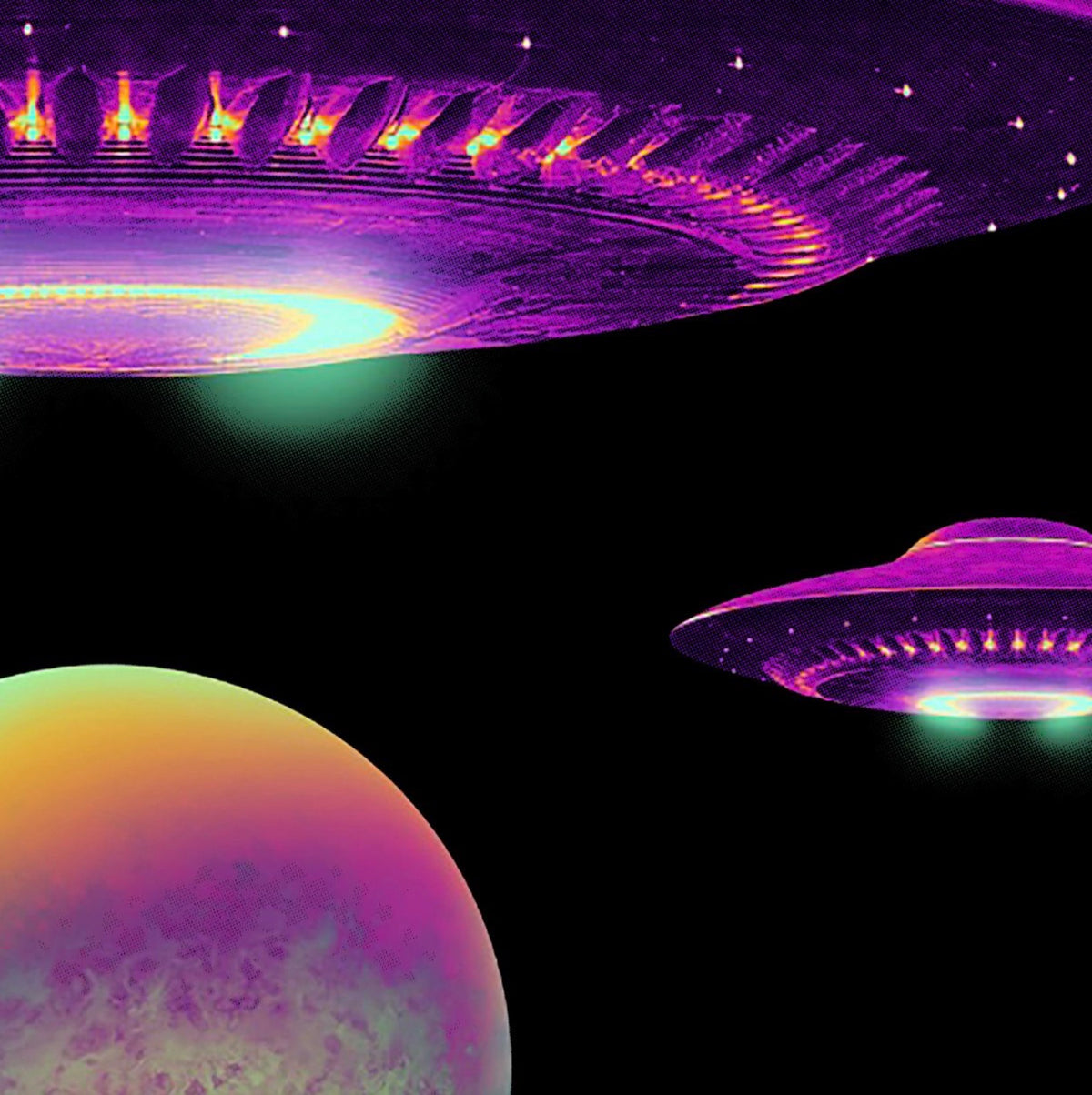 PURPLE UFOS