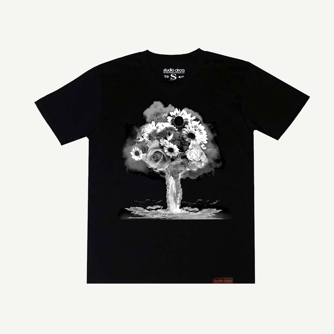 B/W ATOMIC FLOWERS